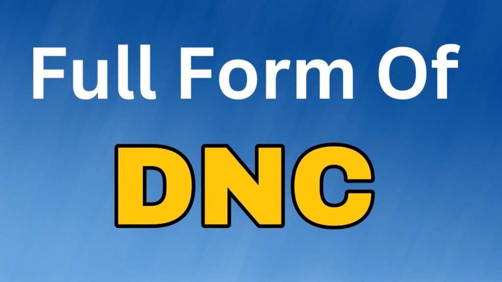 DNC Full Form