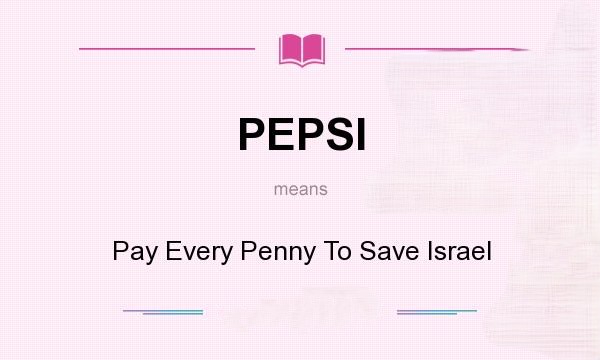 Pepsi Full Form