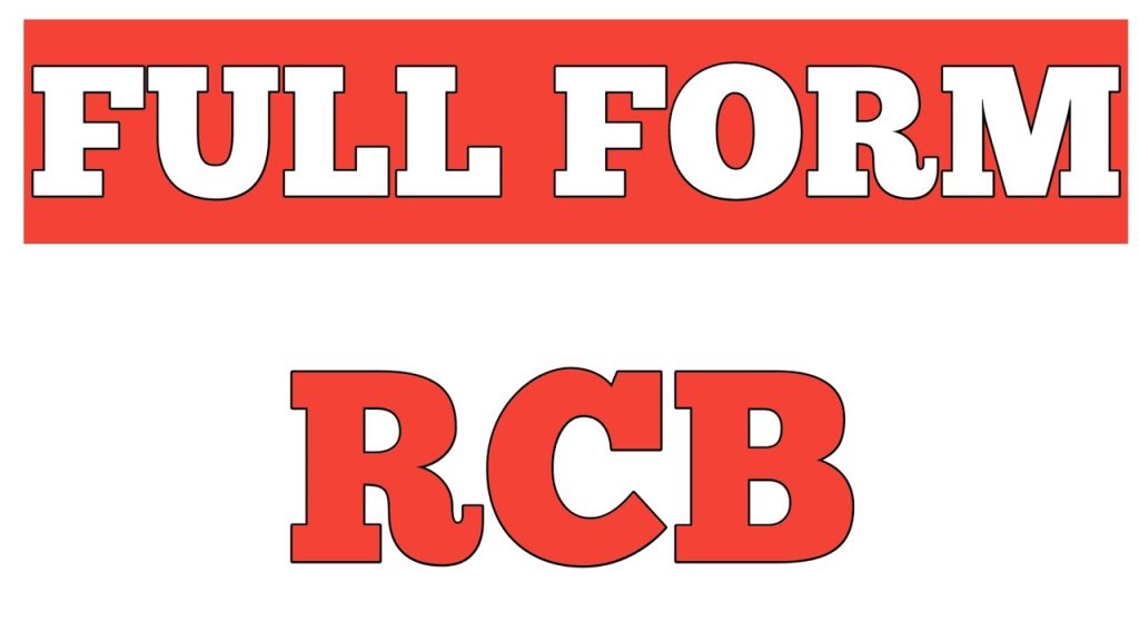 RCB Full Form
