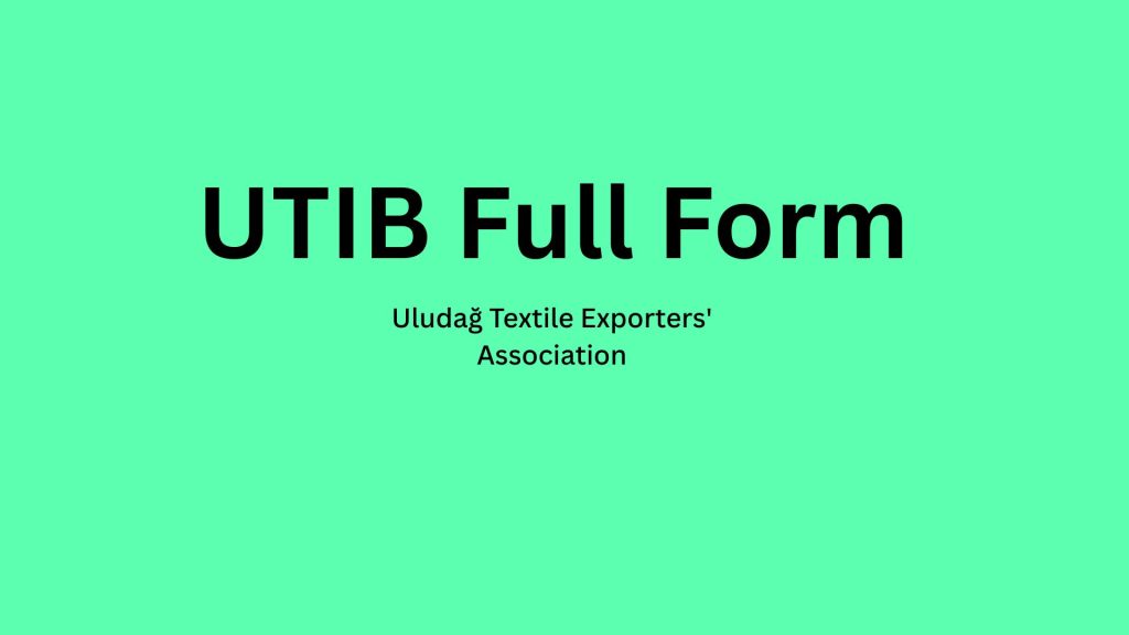 UTIB Full Form