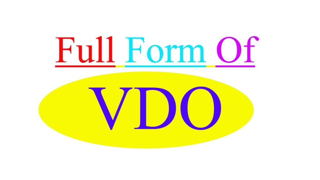 VDO Full Form