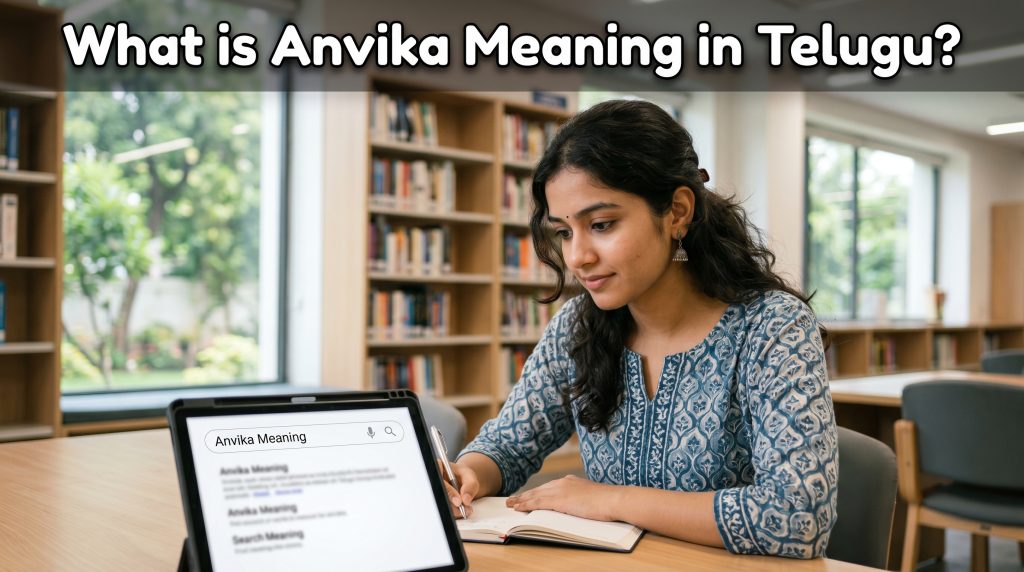What is Anvika Meaning in Telugu