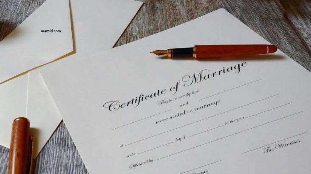 Marriage Certificate Registration Process Complete